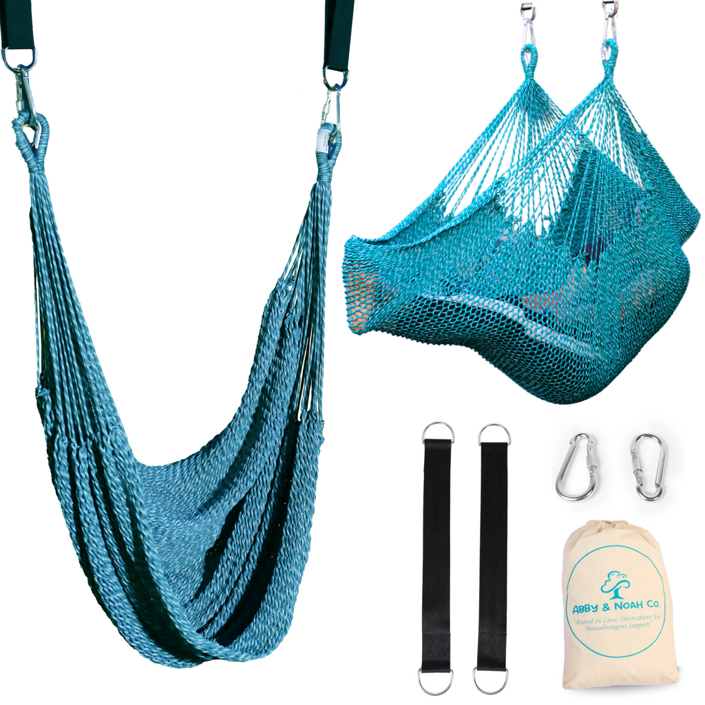 Therapist-designed outdoor rope sensory swing