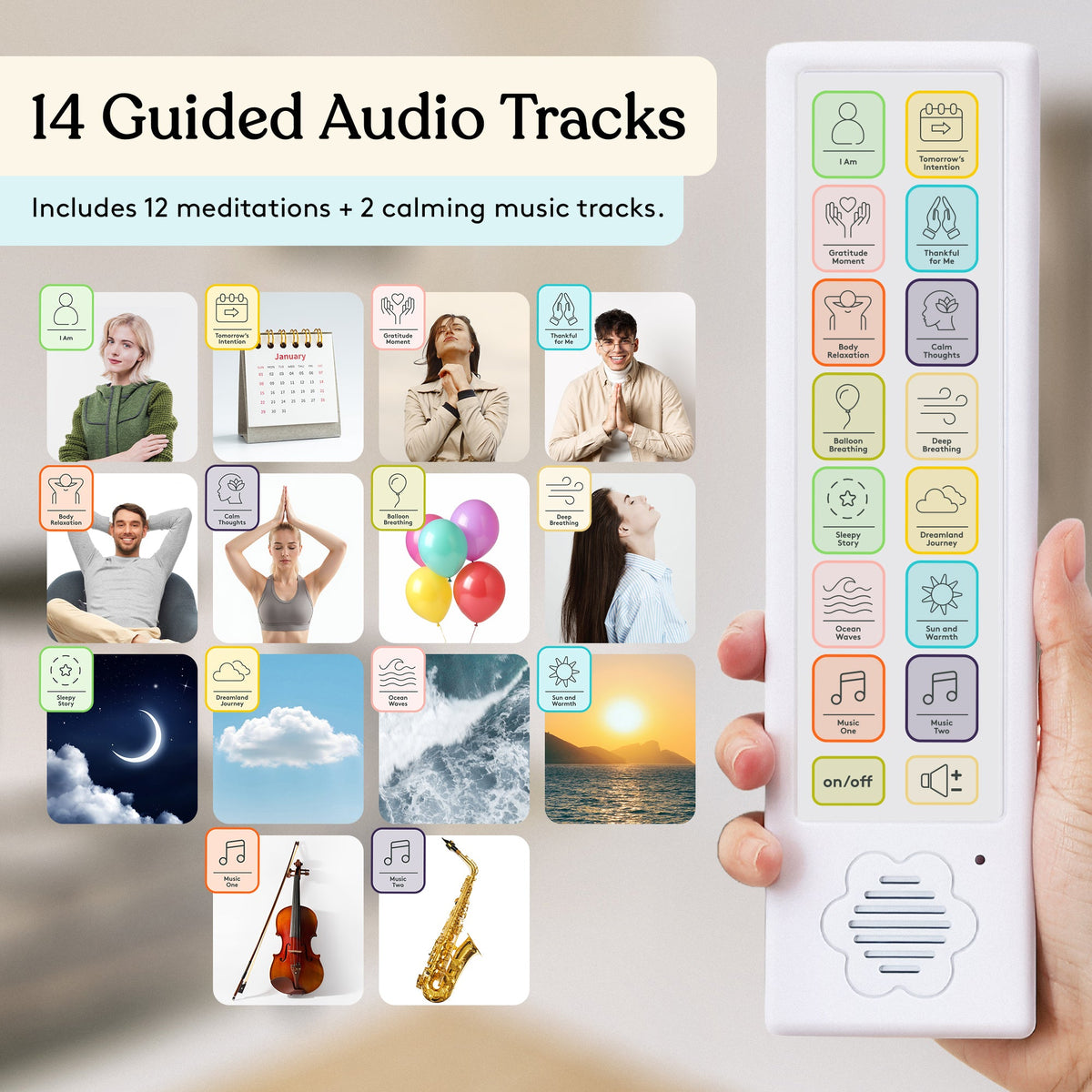 Meditation Buddy breathing device for adults, view 2