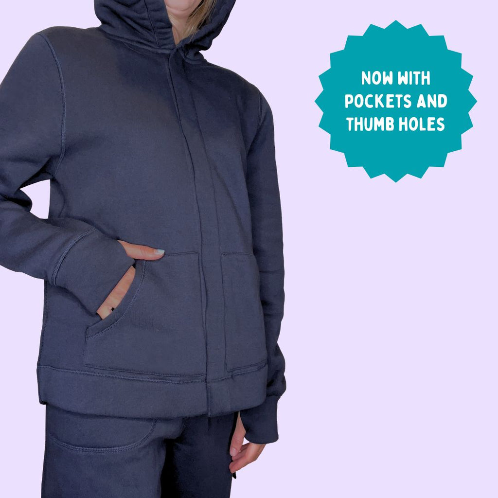 Adult QuietSense sound reducing hoodie, view 9