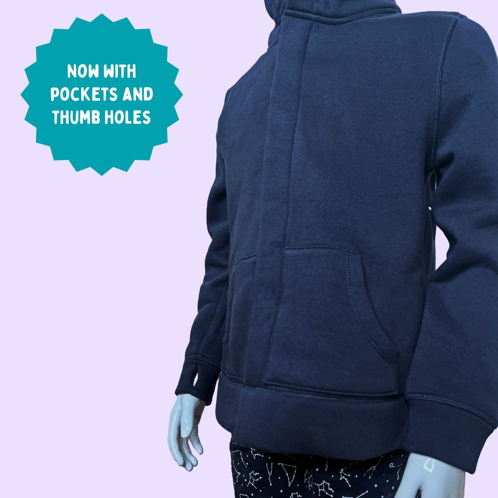 Kids QuietSense sound reducing hoodie, view 9