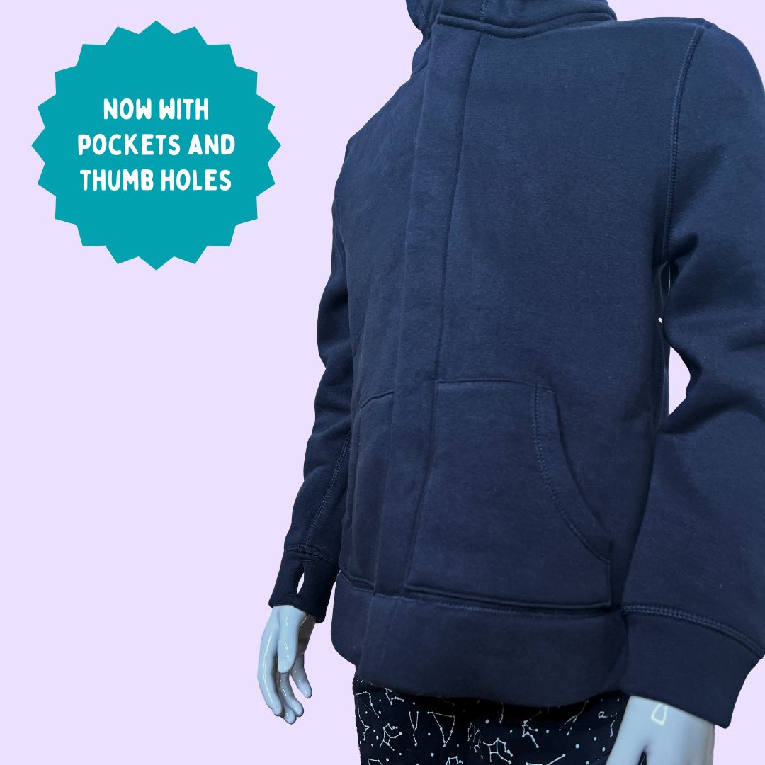 Kids QuietSense sound reducing hoodie, view 9