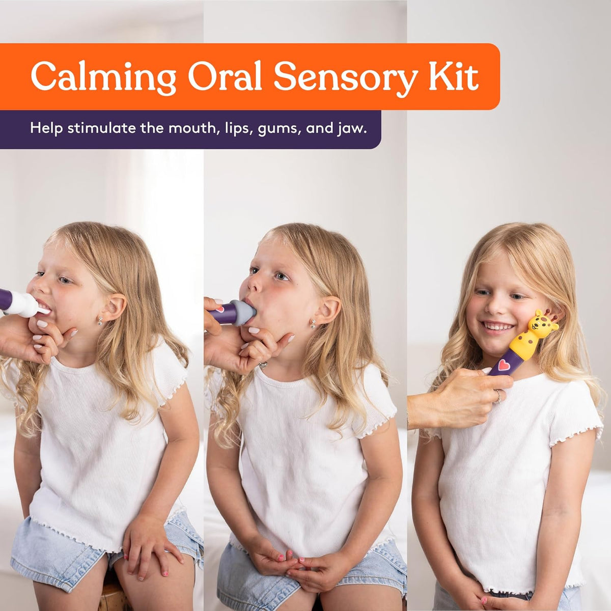 Buzz Pal vibrating oral motor tool, view 3