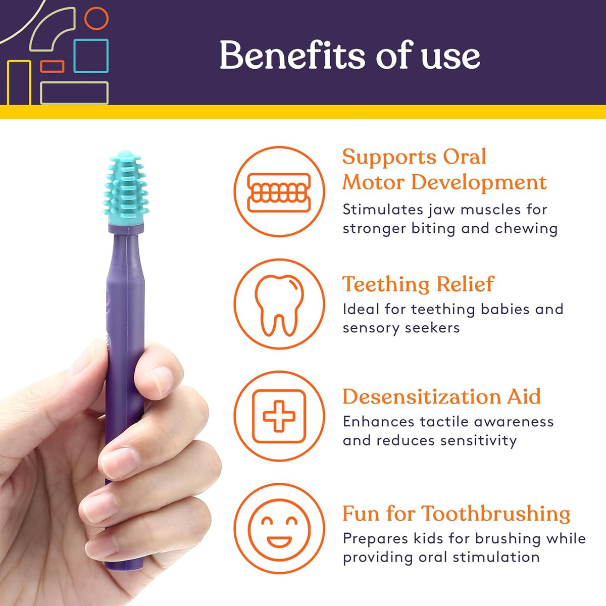 Sensory mouth brush, view 7