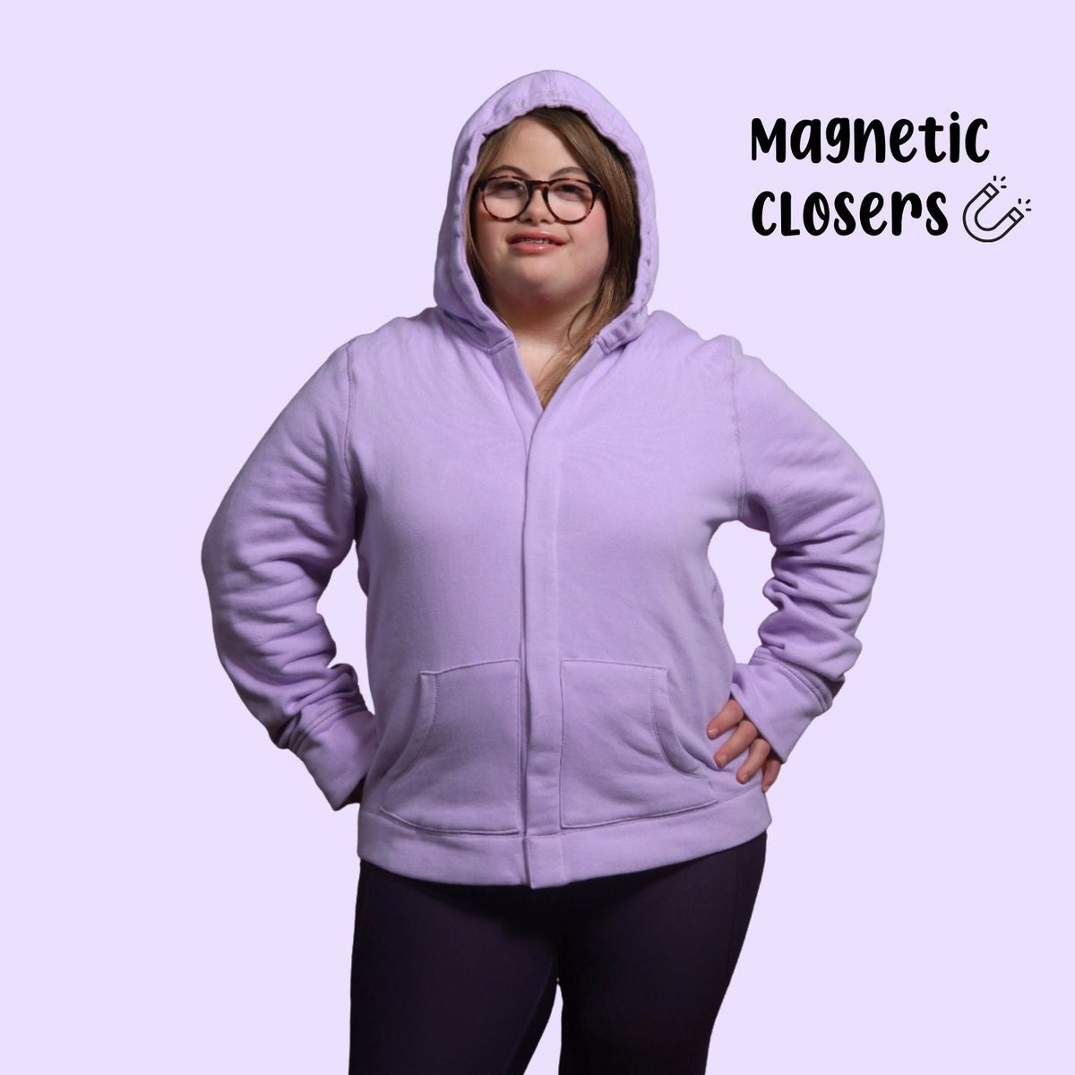 Adult QuietSense sound reducing sensory hoodie