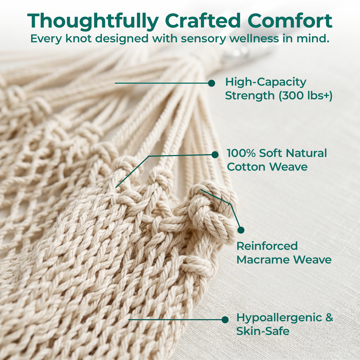 Therapist-designed sensory swing, view 10