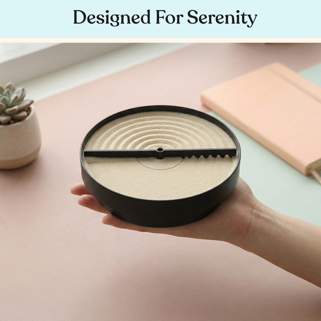 Zen garden sand spinner compact size
