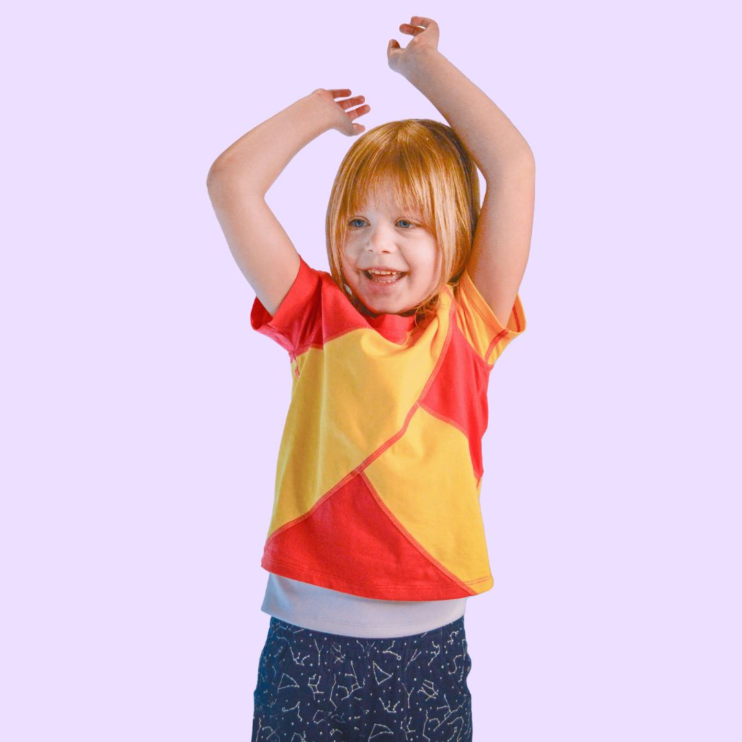 Kids sensory compression t-shirt, view 11