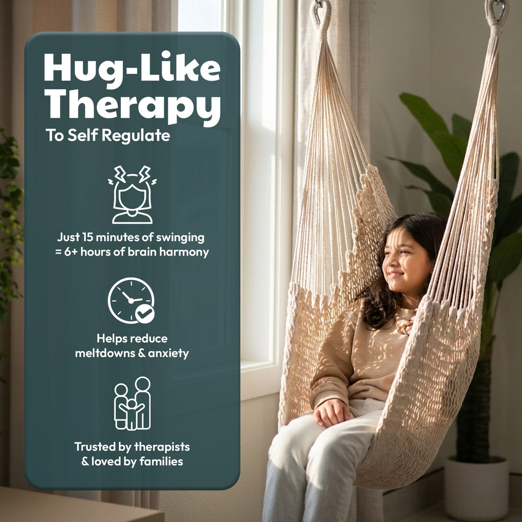 Therapist-designed sensory swing, view 2