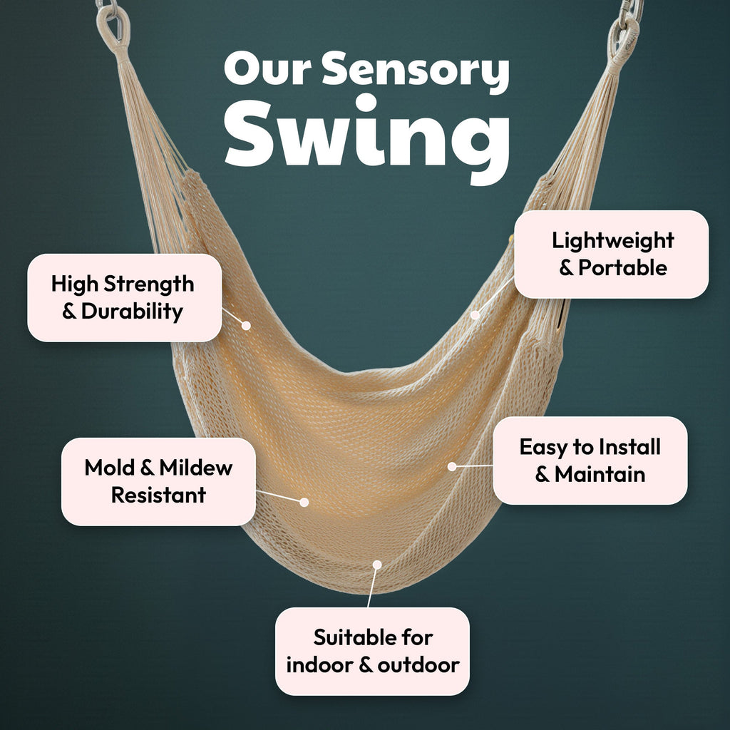 Therapist-designed sensory swing, view 4