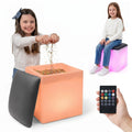 LED light-up cube seat and table, view 9