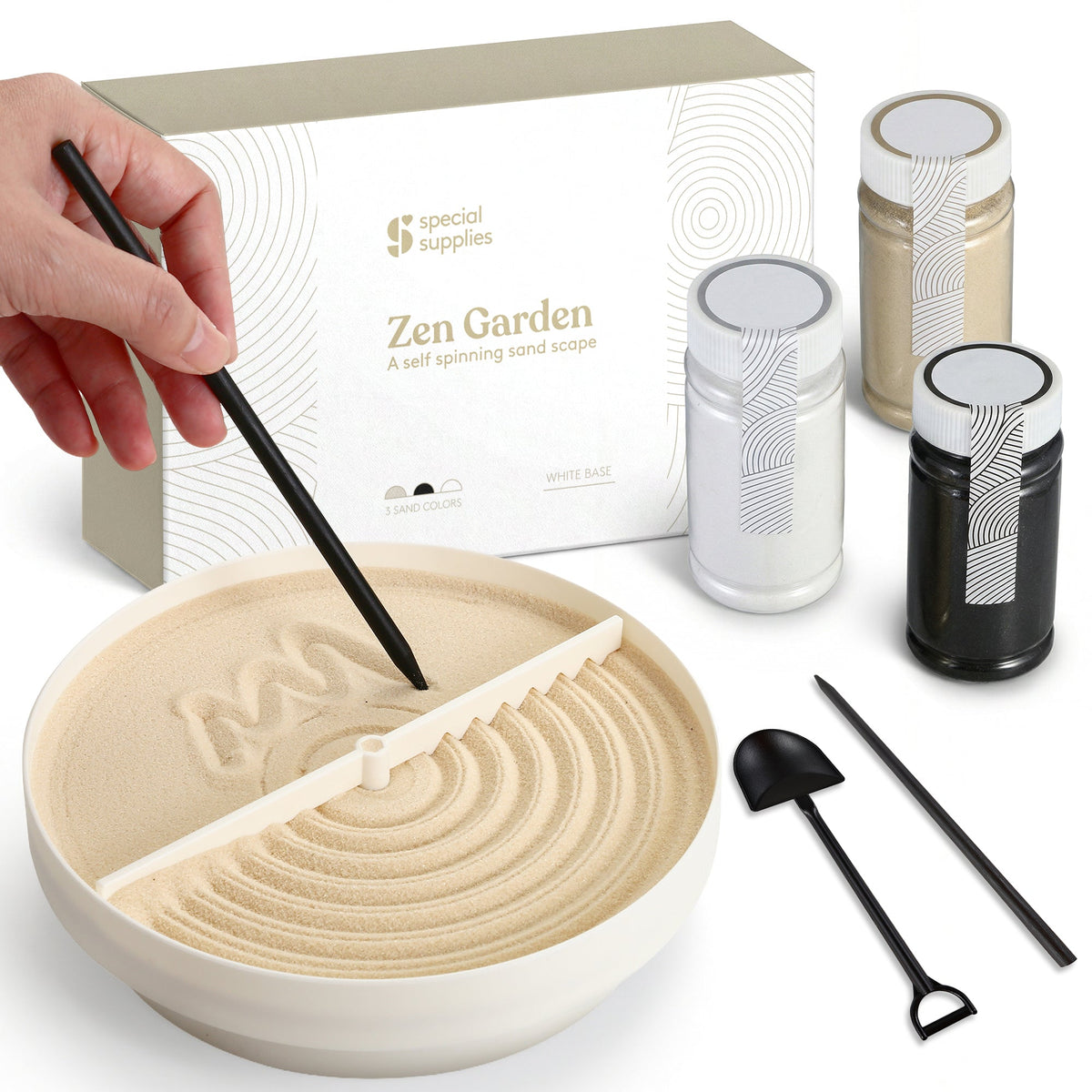 Zen garden sand spinner, view 12