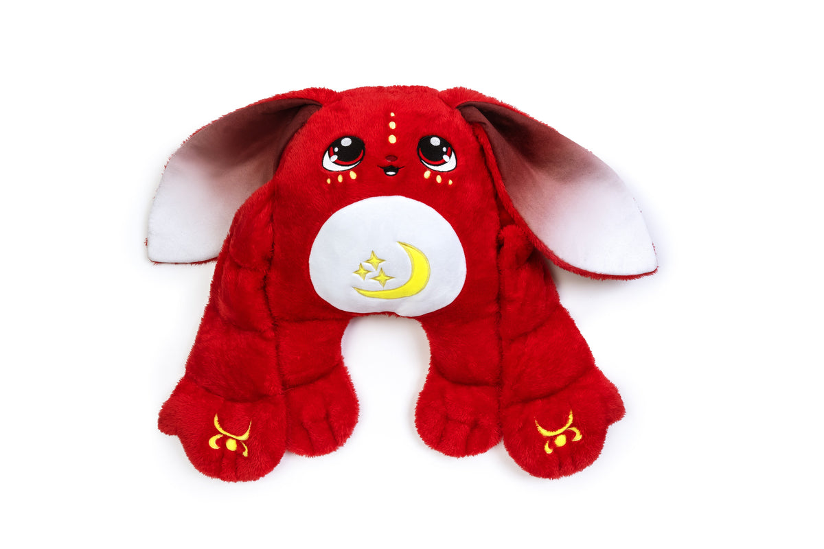 Rooster weighted Moon Pal, front view