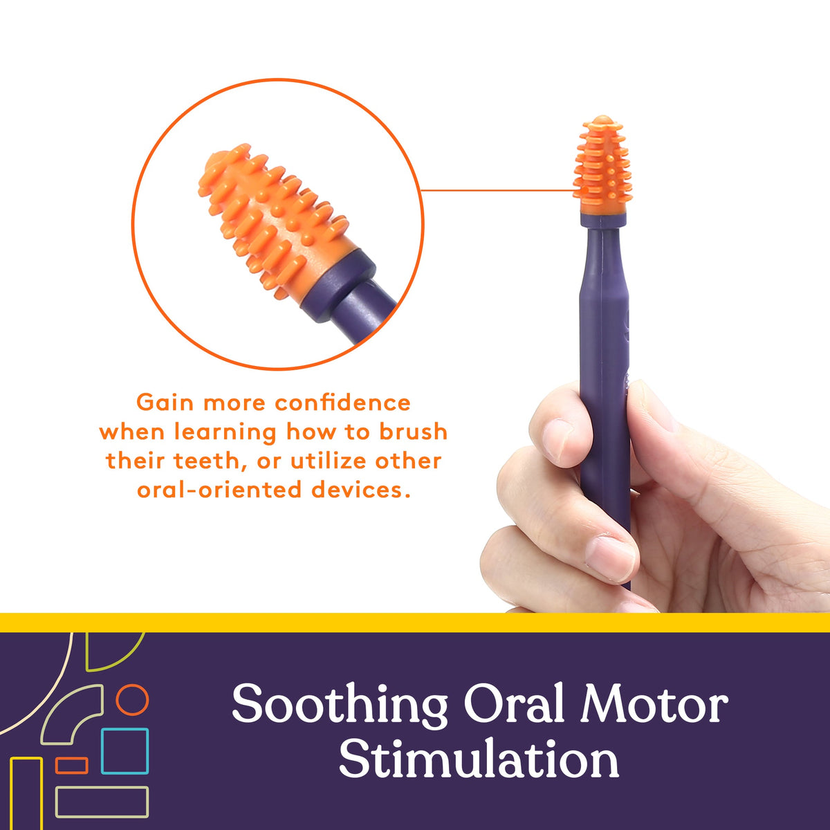 Sensory mouth brush, view 4