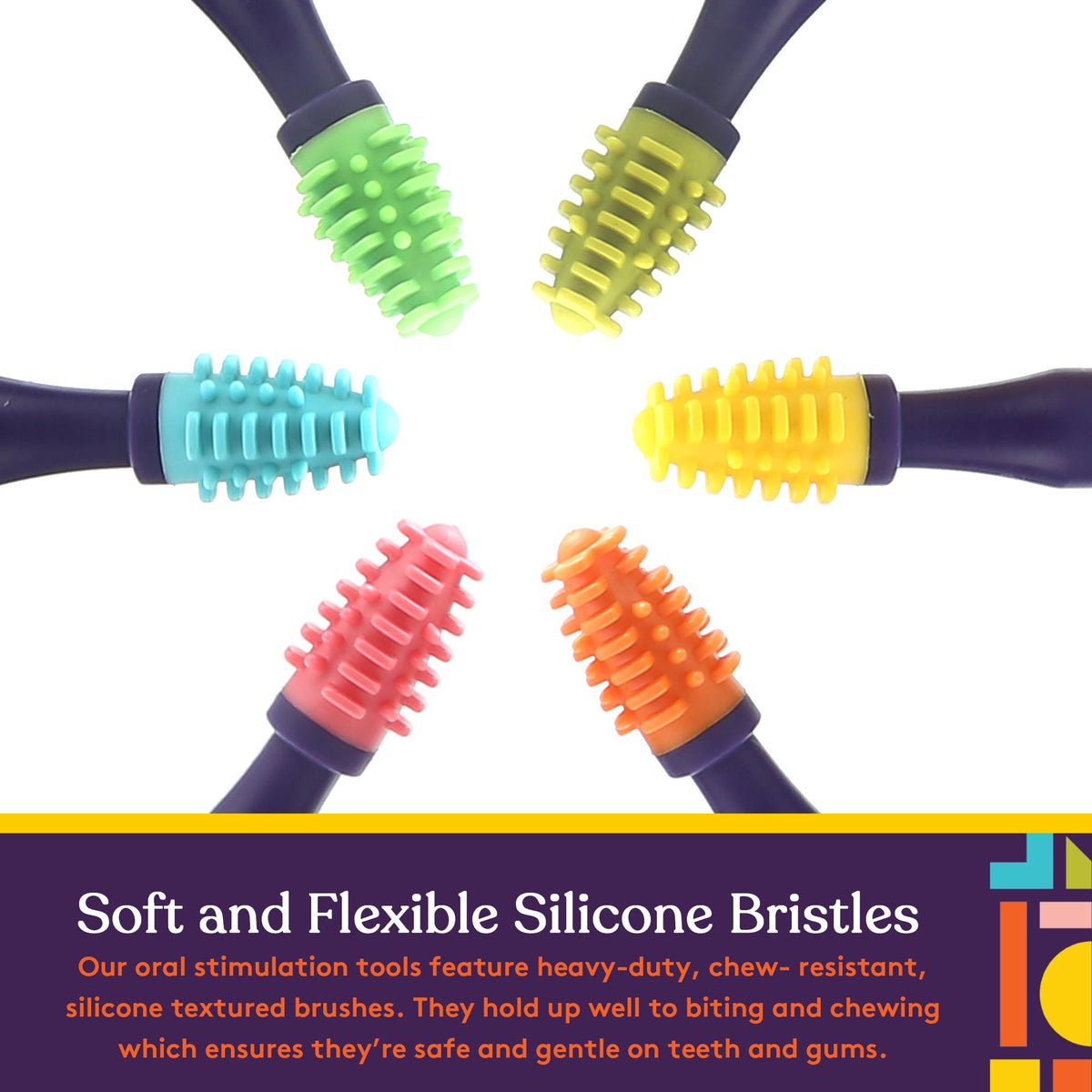 Sensory mouth brush, view 2