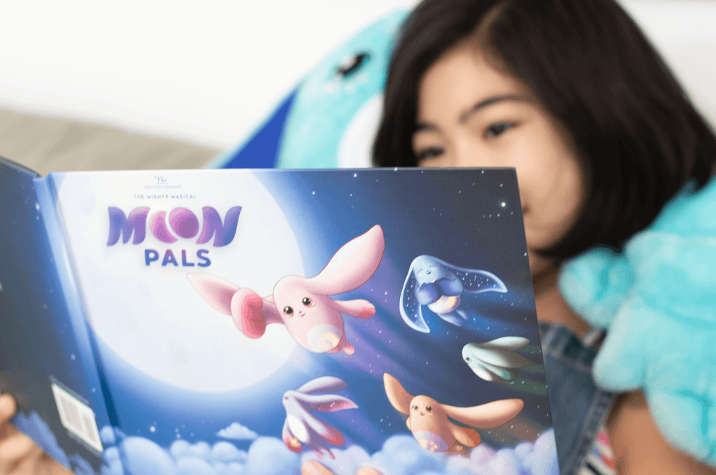 Moon Pals storybook, inside page