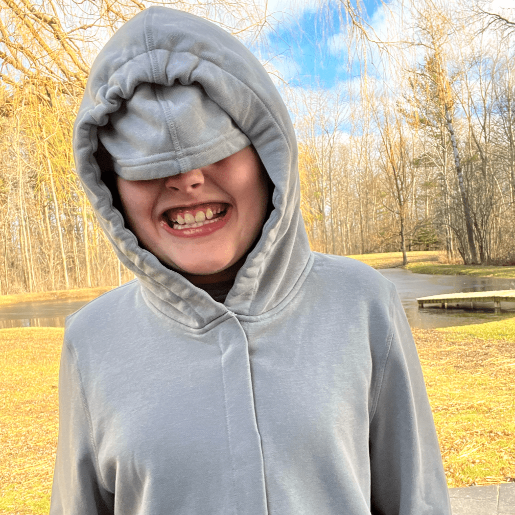 Adult QuietSense sound reducing hoodie, view 19