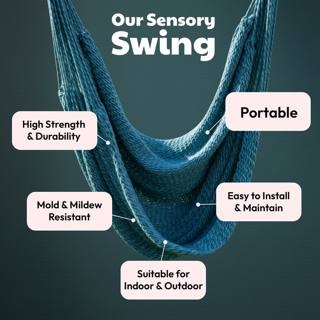 Therapist-designed outdoor sensory swing, view 4