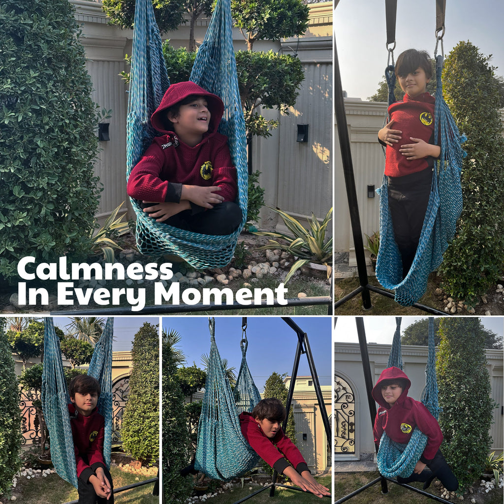 Therapist-designed outdoor sensory swing, view 8