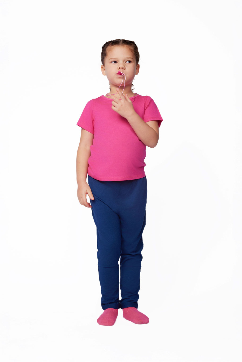 Everyday sensory friendly kids jogger in navy, view 2
