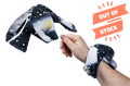 Zero Mini Wrist Hugger, a small white Moon Pals wrist plush