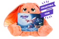 Nova, a limited-edition orange 5lb weighted Moon Pal plush