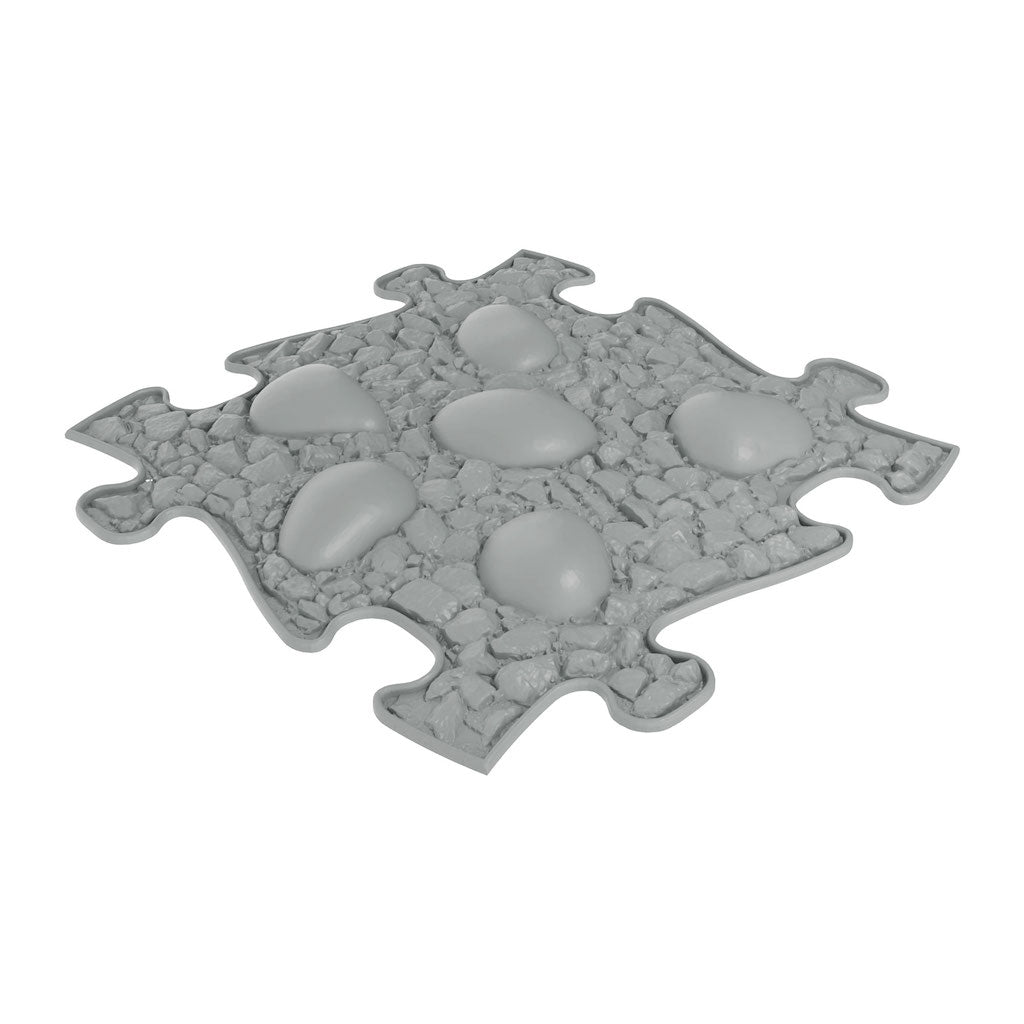 Dino eggs sensory play mat, firm, in grey